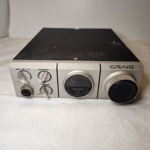 Craig‎ 4104 23 Channel CB Radio NO MIC UNTESTED For Parts Or Repair
